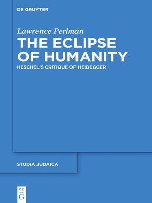 cover image of The Eclipse of Humanity